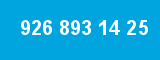 926 893 14 25